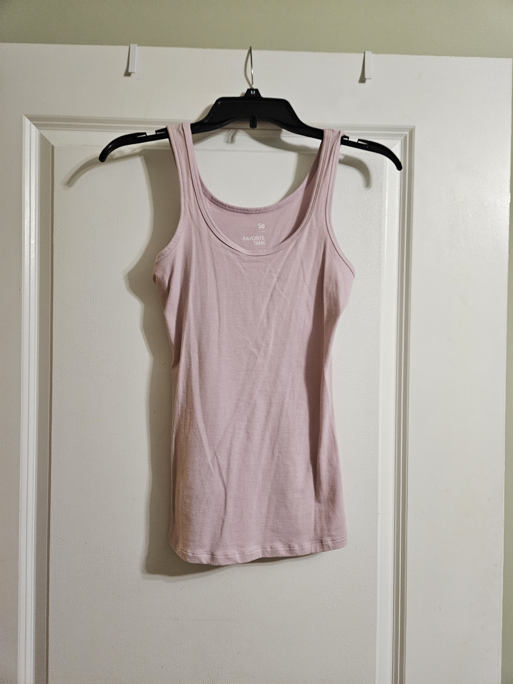 So Light Purple Scoop Neck Tank Top, Size Xs